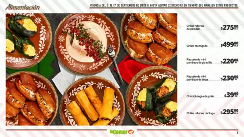 Folleto La Comer Página 2