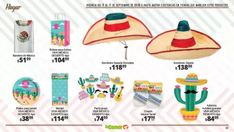 Folleto La Comer Página 32: Viva México Desierto €114,00, Viva Mexico Crayon Tricolor €17,90