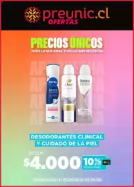 Catálogo Preunic Página 3: Desodorantes clinical y cuidado de la piel €4.000,00
