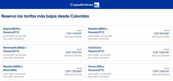 Catálogo Copa Airlines Página 4