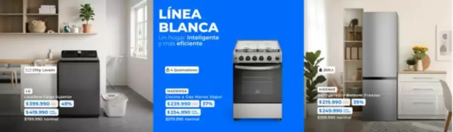 Catálogo Paris Página 4: Lg - sofá ecológica €399.990,00, Hisense - revestimiento riottorio finezze €249.990,00