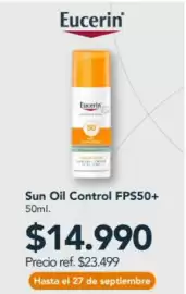 Catálogo Salcobrand Página 4: Eucerin - oil control fps50+ €14.990,00