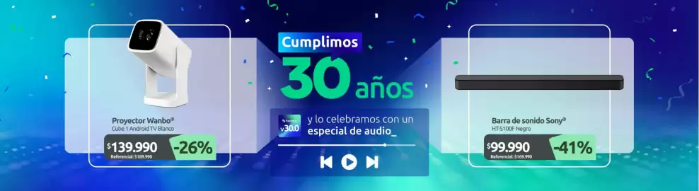 Catálogo PC Factory Página 3: Barra de sonido €99.990,00