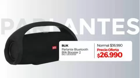 Catálogo Multicentro Página 1: Parlante bluetooth bwk booster 2 €26.990,00