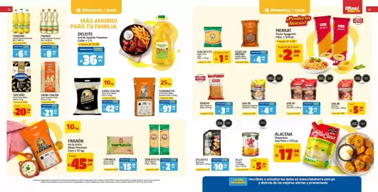 Catálogo MaxiAhorro Página 3: D'Gussto mayonesa €10,50, Pulp Durazno en Mitades €5,50