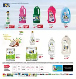 Encarte Bistek Supermercados Página 20: Lava roupa pó girando sol €25,97, Água sanitária girando sol €5,97