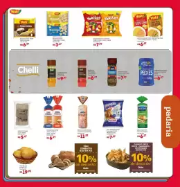 Encarte Bistek Supermercados Página 8: Salgadinhos yokitos €7,97, Pão bisnaguinha pullman tradicional €7,97