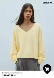 Bershka gazetka tydzień 37 Strona 11: Sweter z wełny i kaszmiru Bershka €229,00