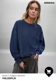 Bershka gazetka tydzień 37 Strona 2: Sweter z okrągłym dekoltem Bershka €149,00