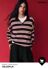 Bershka gazetka tydzień 37 Strona 7: Sweter z kołnierzykiem Bershka €129,00