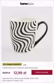 Home&You gazetka Strona 3: Kubek Geomiso z motywem geometrycznym home & you €12,99