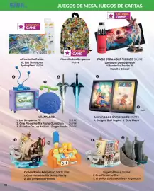 Folleto Game Página 14: Los Simpsons Mochila €34,99, Los simpsons alfombrilla ratón xl springfield €19,99