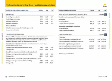 Folleto Correos Página 26