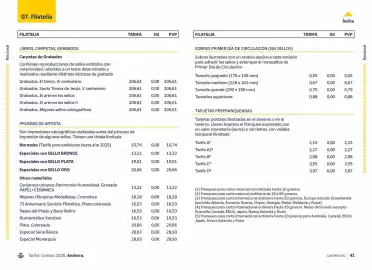 Folleto Correos Página 41