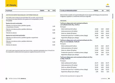 Folleto Correos Página 44