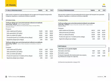 Folleto Correos Página 45