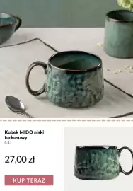 Homla gazetka tydzień 37 Strona 10: Kubek Mido niski turkusowy €27,00
