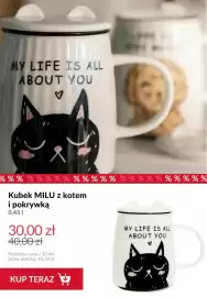 Homla gazetka tydzień 37 Strona 2: Kubek Milu z kotem i pokrywką €30,00