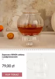 Homla gazetka tydzień 37 Strona 8: Zaparzacz Senza szklany z podgrzewaczem €79,00