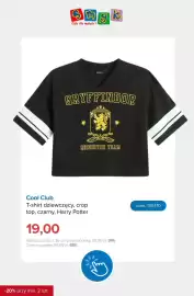 Smyk gazetka Strona 2: T-shirt dziewczęcy crop top czarny Harry Potter Cool Club €19,00