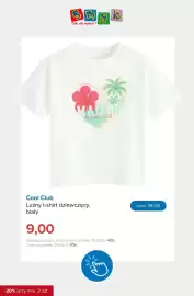 Smyk gazetka Strona 3: Luźny t-shirt dziewczęcy biały Cool Club €9,00