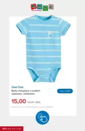 Smyk gazetka Strona 6: Body chłopięce z krótkim rękawem niebieskie Cool Club €15,00
