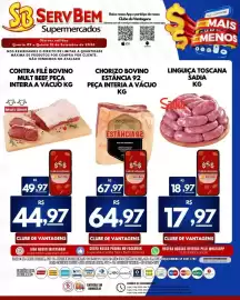 Catálogo ServBem Página 2: Chorizo bovino estância 92 €64,97, Linguiça toscana sadia €12,99