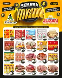 Encarte Juzan semana 37 Página 3: Linguica mista fina sadia €18,99, Pao de queijo croissant €6,99