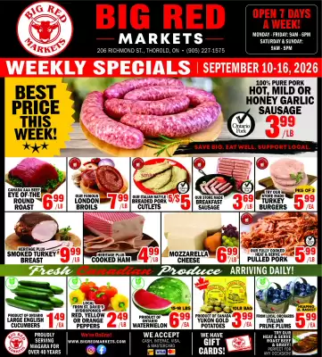Big Red Markets (valid until 16-09)