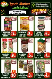 Ugarit Market flyer week 37 Page 1