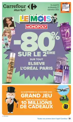 Carrefour Market | LE MOIS MONOPOLY (valable jusqu'au 27-09)