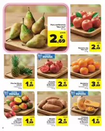 Folleto Carrefour Market Página 2: Carrefour - granada el mercado €2,49, Carrefour - calabaza sepallo granel el mercado €1,49