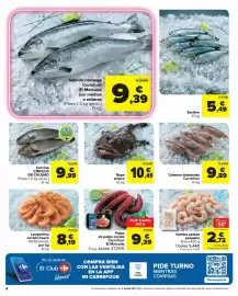 Folleto Carrefour Market Página 4: Carrefour - salmón noruego el mercado por medios o enteros €9,39