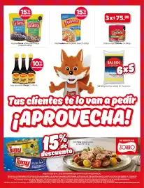 Catálogo Zorro Página 6: Sal Sol grano fino yodada €20,00, Frijol La Sierra refrito pouch negro y bayo