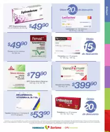 Catálogo Farmacia Soriana Página 3: VenoFerrum solución €399,90, Ultra Espironolactona €4.990,00