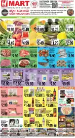 Hmart weekly ad week 37 Page 1: Frozen Beltfish €3,99, Beyond the ocean fried fish cake €3,99