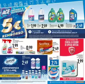 Volantino Emisfero Pagina 27: Ajax detergente spray vetri, candeggina sgrassatore €1,99
