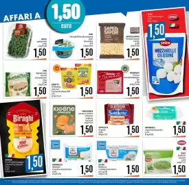 Volantino Emisfero Pagina 6: SELEX piselli fini surgelati €1,50, Beretta le Monetine sette nani €1,50