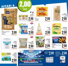 Volantino Emisfero Pagina 8: Selex scamorza affumicata, bianca €2,00, Pescanova bastoncini di merluzzo impanati €2,00