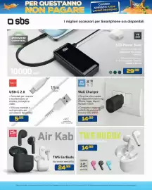 Volantino Euronics Bruno Pagina 13: Wall Charger €14,99, Cavo dati USB-C 2.0 €5,99