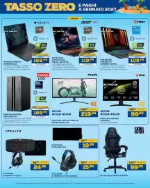 Volantino Euronics Bruno Pagina 3: HyperX Omen 15 €1.699,99, Monitor gaming MSI MAG242C €99,99