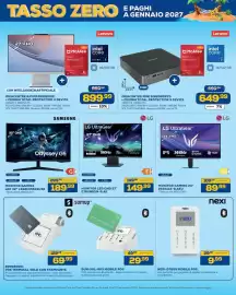 Volantino Euronics Bruno Pagina 5: Samsung Odyssey G5 €189,99, LG Monitor Gaming 24" €89,99