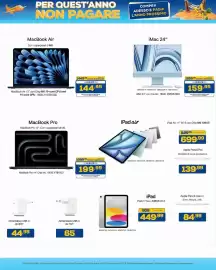Volantino Euronics Bruno Pagina 8: IMac 24" €1.599,99, MacBook Air €1.449,99