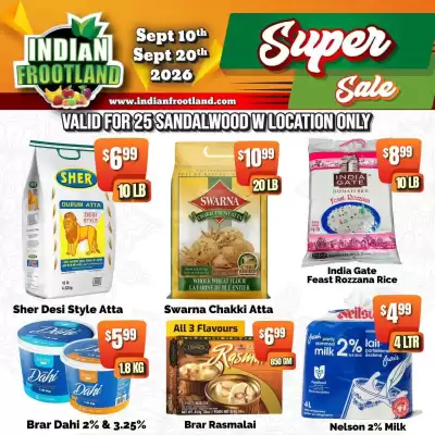 Indian Frootland (valid until 20-09)