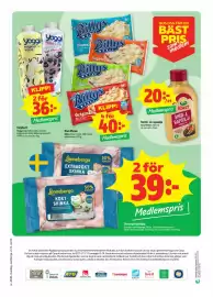Stora Coop reklamblad vecka 38 Sida 10: Smör- & rapsolja, Medlemspris, Yoghurt, Medlemspris