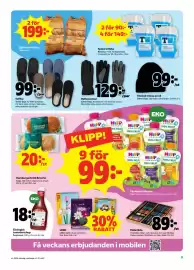 Stora Coop reklamblad vecka 38 Sida 9: Reflexvantar €129,00, LEGO