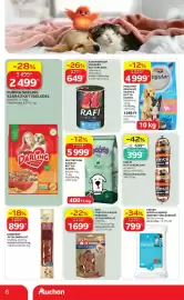 Auchan akciós újság hét 37 Oldal 8: RAFI PRÉMIUM KONZERV KUTYAÉLEDEL €649,00, PANZI PET REGULAR SZÁRAZ KUTYA-ELEDEL €4.999,00