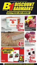 B1 Discount Baumarkt Prospekt woche 37 Seite 1