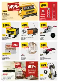 Jula kundeavis Side 4: DeWalt kompressor 6 €1.499,00, Bright Sveivradio med solcelle FM/DAB €499,00