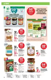 Catalogue Super U page 18: LA RUCHE MIEL BIO DE FRANCE €4,66, Nocciolata MINI TARTELETTES €4,26